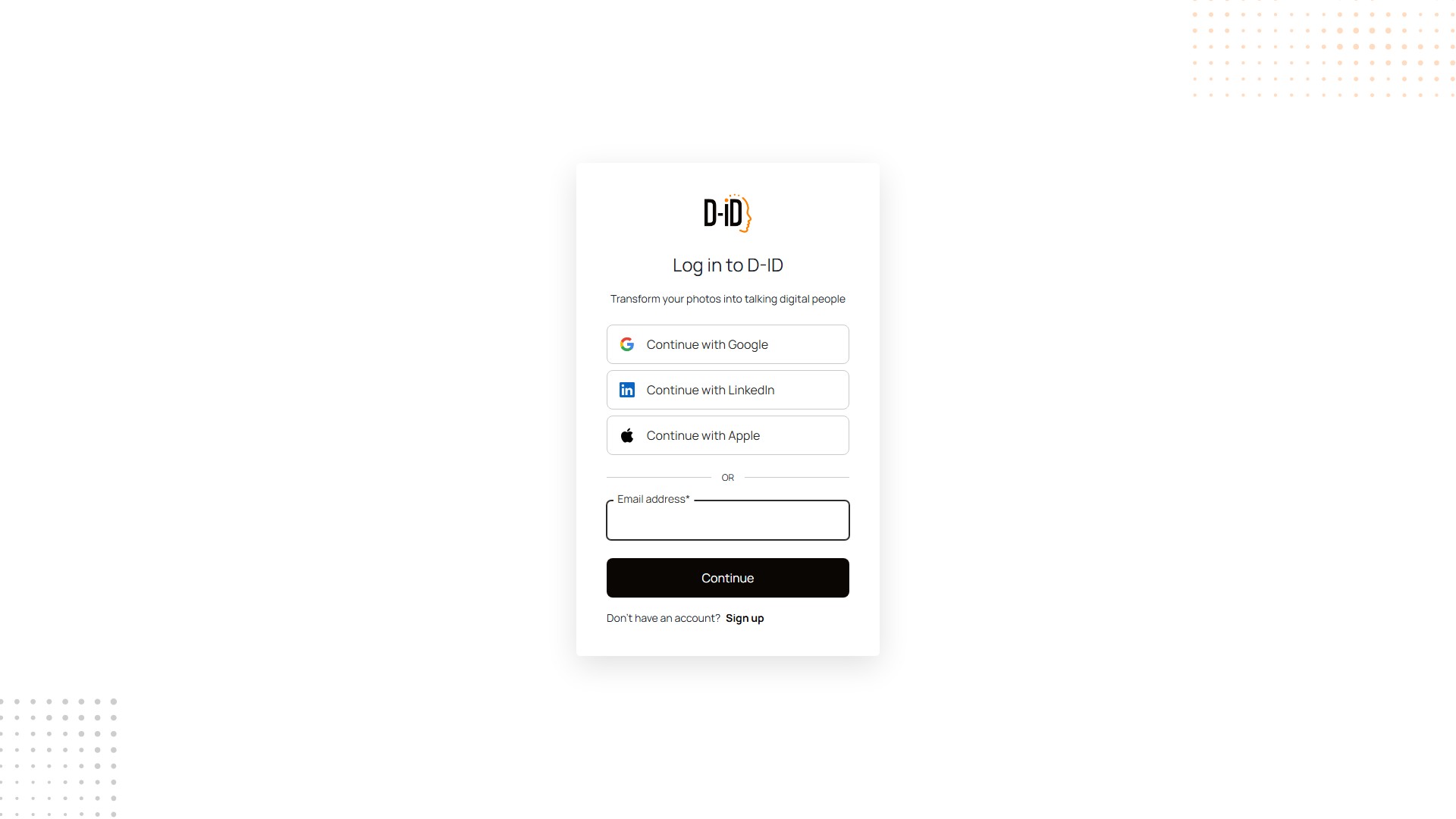 Creative Reality Studio (D-ID)