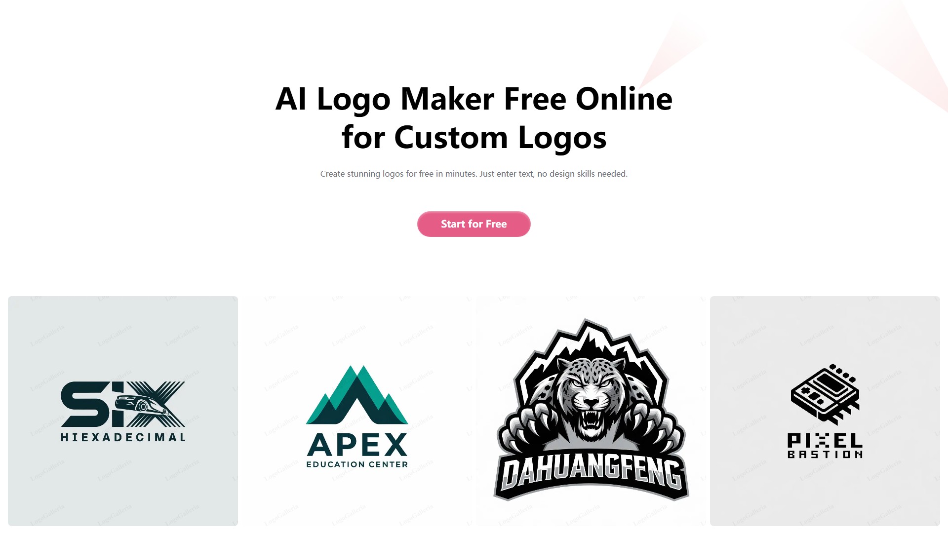LogoGalleria : AI Logo Maker with Precision Free Online